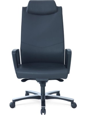 Bürosit Legend 9 Başlıklı Yönetici Koltuğu - Siyah
