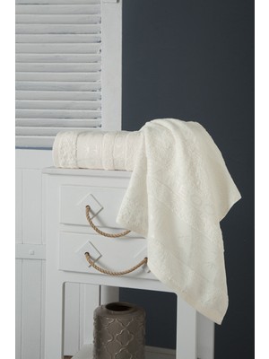 Kardelen 2'li Bamboo Banyo Havlu Seti & Hamam Takımı