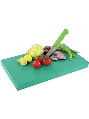 Türkay Polietilen Kesme Tahtası, Kesim Levhası Yeşil 30 x 50 x 4 cm.