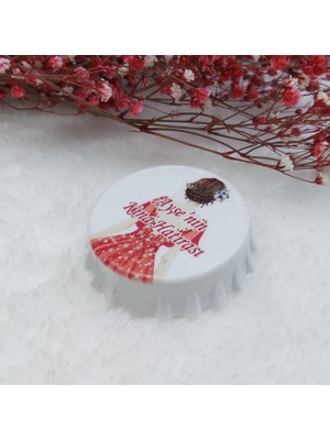 Hayaller Dükkanı 30 Adet Kapak Açacak Uv Baskılı Kına Gecesi Si 6 cm