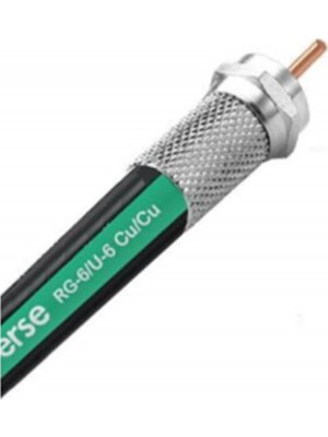 Erse RG6U6 Tam Bakır Cu/cu  Anten Kablosu 10 Mt