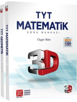 3D Yayınları TYT Matematik - Geometri Set