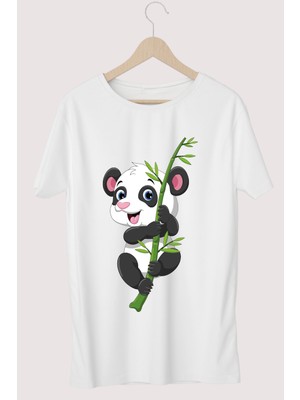 Grif Panda Baskılı Kadın T-Shirt