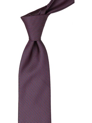 Kravatkolik Gri - Lacivert Nokta Desen Mendilli Klasik Kravat KK10354