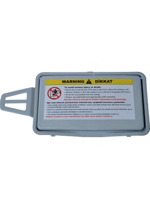 Alpha Auto Part Mercedes E Class W211 2003-2009 için Güneşlik Ayna Kapağı Gri Renk