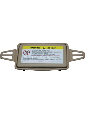 Alpha Auto Part Mercedes E Class W210 1996-2003 Için Güneşlik Ayna Kapak Bej Renk