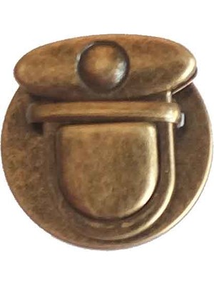 Angel Çanta Aksesuar Antik Renk Yuvarlak Kilit