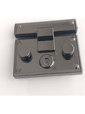 Angel Çanta Aksesuar Füme Renk  Vidalı Çanta Kilidi