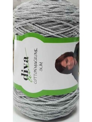 Angel Çanta Aksesuar Diva Pamuk Makrome Açık Gri (Ince)