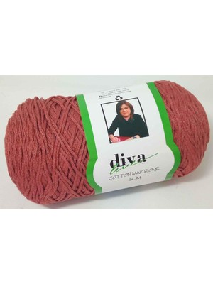 Angel Çanta Aksesuar Diva Pamuk Makrome Tarçın (Ince)