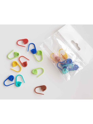 Angel Çanta Aksesuar Angel 10 Adet Renkli İlmek İşaretleyici Aksesuar Plastik Malzeme