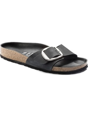 Birkenstock Classic Madrid Big Buckle Nl Siyah Terlik 1006523