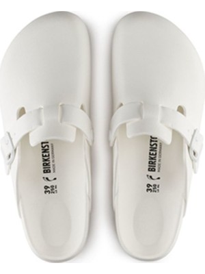 Birkenstock 105-1002315E Boston Eva Erkek Sandalet White