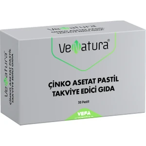 Çinko Asetat Pastil Takviye Edici Gıda
