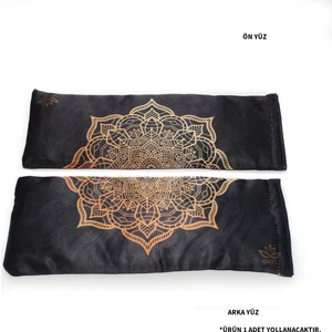 Yoga Meditasyon  Göz Yastığı Black Mandala | Ovvo