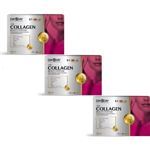 DAY2DAY The Collagen Beauty Intense Çilek Aromalı 30 Saşe 3 x 12 gr