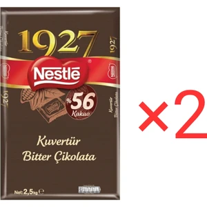 1927 Bitter Kuvertür 2,5 kg X2