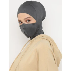 Maskeli Spor Bone - Koyu Gri - Ecardin
