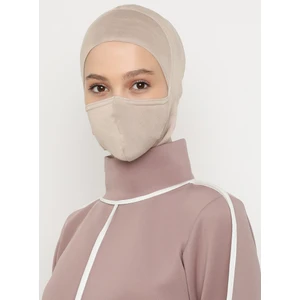 Maskeli Spor Bone - Açık Vizon - Ecardin