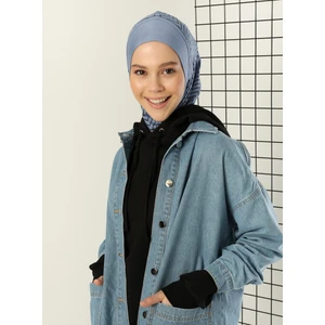 Çizgili Spor Bone - Mavi - Ecardin