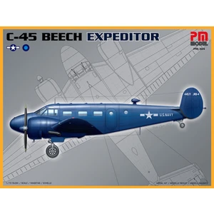 Pm Model Crewturk Beechcraft C-45 Expeditor Plastik Maket