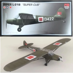 Pm Model Crewturk Pıper L-21 B Super Cub Plastik Maket