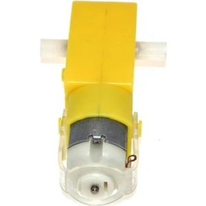 3-6V Dc 250 Rpm Araba Motoru Arduino Projeleri Ile Uyumlu Sarı Motor
