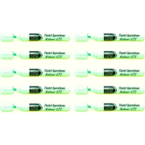 Fosforlu Kalem 421 Pastel Yeşil 10 Lu Paket