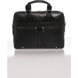 Sergio Giorgianni Luxury MPIST9141 Kroko Siyah  Evrak Çantası