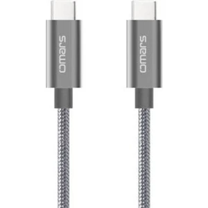 Type-C 3.1 5gbps 3A Örgülü Şarj ve Data Kablosu Gri 1.5 mt