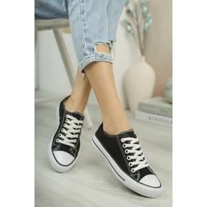 Siyah Beyaz Unisex Sneaker 0012101