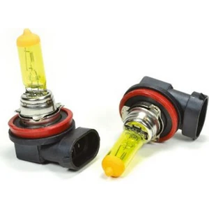 12V 100W H11 Süper Sarı Işık Civciv Sarısı Limon Sarısı Ampul Seti