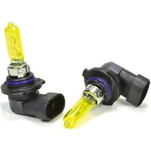 12V 100W HB3 9005 Süper Sarı Işık Civciv Sarısı Limon Sarısı Ampul Seti