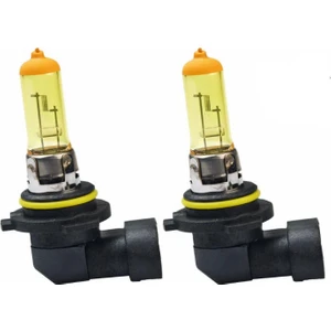 12V 100W HB4 9006 Süper Sarı Işık Civciv Sarısı Limon Sarısı Ampul Seti