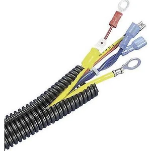 19MM 5 Metre Siyah Renk Kablo Tesisat Gizleme Düzenleme Spiral Yarıklı Hortum