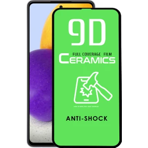 Kzy Samsung Galaxy A72 Tam Kaplayan Seramik Nano Esnek Ekran Koruyucu Cam