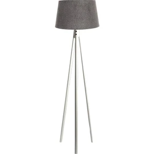Ağaç Ustası Oval  3 Ayak Tripod  Lambader Abajur Köşe Lambası Ahşap Beyaz