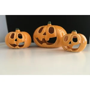 NFM HOME Seramik Bal Kabağı Mumluk Tealight Mumluk