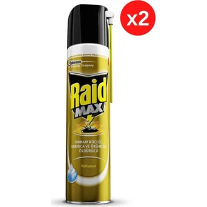 Böceksavar Max - Hamam Böceği, Karınca ve Örümcek Öldürücü Sprey 300 ml X2