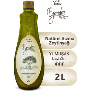 Egemden Natürel Sızma Zeytinyağı Yumuşak Lezzet 2 LT