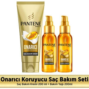 3 Minute Miracle Saç Bakım Kremi 200 ml + 2'li Bakım Yağı