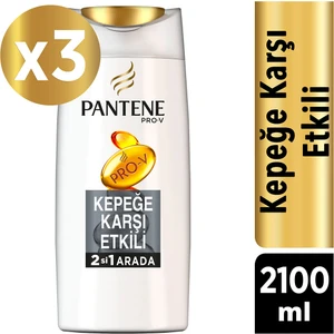 2'si 1 Arada Şampuan Kepeğe Karşı Etkili 700 ml x 3 Adet