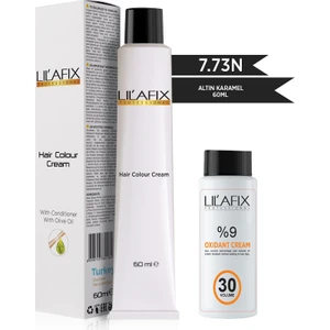 7.73N  Altın Karamel Krem Tüp Boya-30 V Oksidan 60 ml