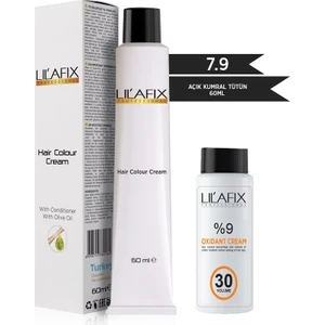7.9  Açık Kumral Tütün Krem Tüp Boya-30 V Oksidan 60 ml