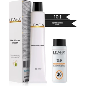 10.1  Platin Sarısı Krem Tüp Boya-30 V Oksidan 60 ml