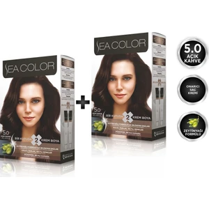 Sea Color 5.0  Açık Kahve 2'li Set Boya