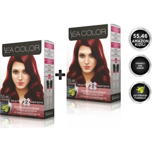 Sea Color 55.46  Amazon Kızılı 2'li Set Boya