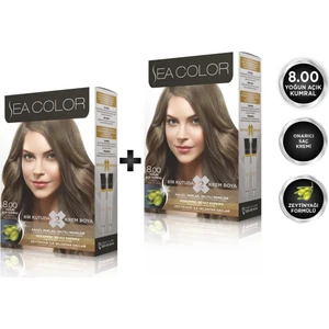 Sea Color 8.00  Yoğun Açık Kumral 2'li Set Boya