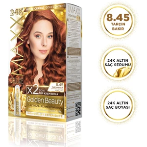 Maxx Deluxe Golden Beauty  8.45  Tarçın Bakır Set Boya