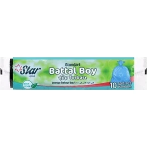 Star Plus Standart Battal Boy Çöp Torbası 75X 90 cm 10'lu